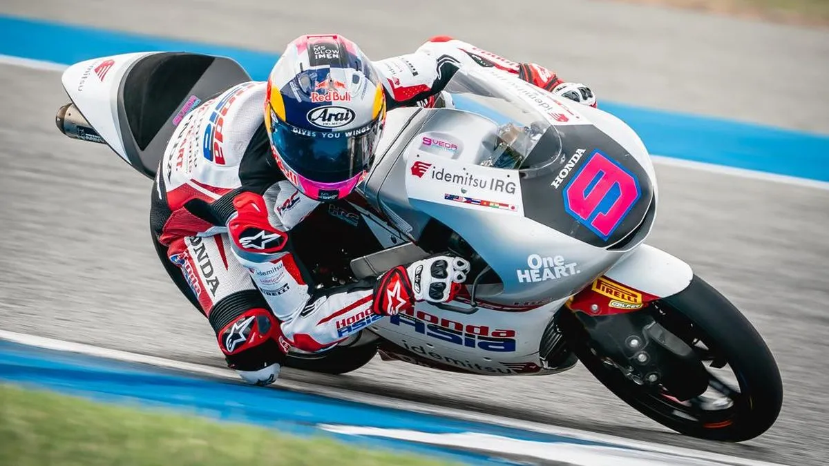 Veda Ega Pratama Ukir Sejarah di Moto3 Brasil, Raih Podium Ketiga