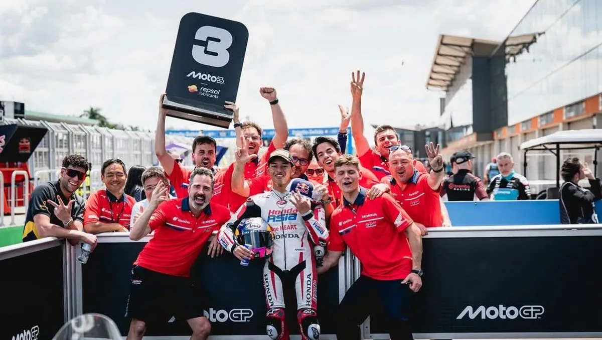 Veda Ega Pratama Ukir Sejarah, Honda Team Asia Puji 'Boeing 954 Pratama Arlines'
