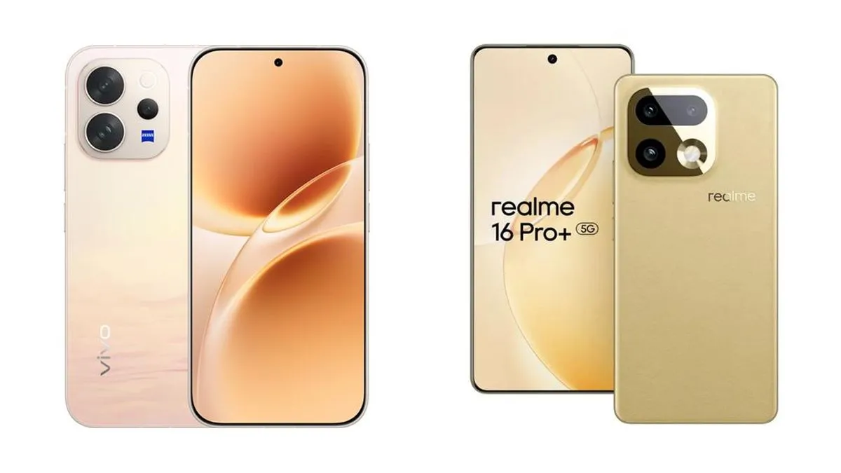 Vivo V70 vs. Realme 16 Pro+ 5G: Adu Gengsi di Segmen Ponsel Rp8 Jutaan
