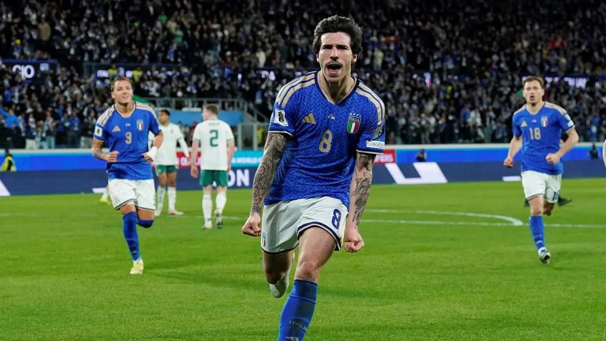 Italia Amankan Tiket Playoff Piala Dunia 2026 Usai Taklukkan Irlandia Utara 2-0