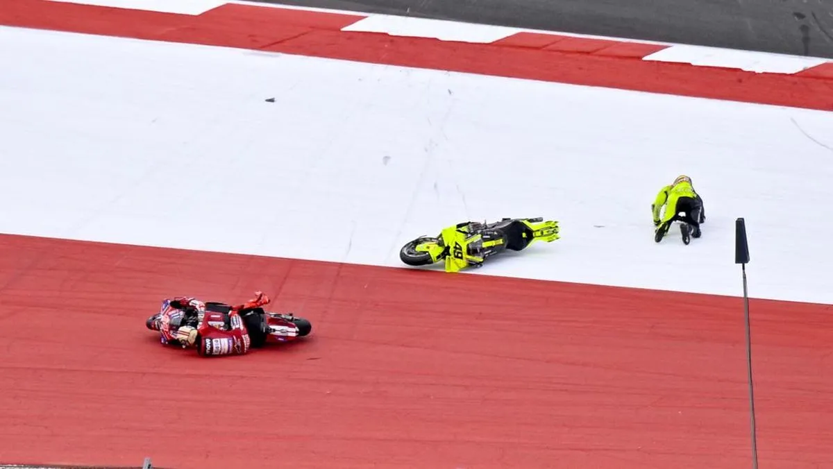 Insiden Kontroversial MotoGP Amerika: Marquez Terima Long Lap Penalty Akibat Tabrak Diggia