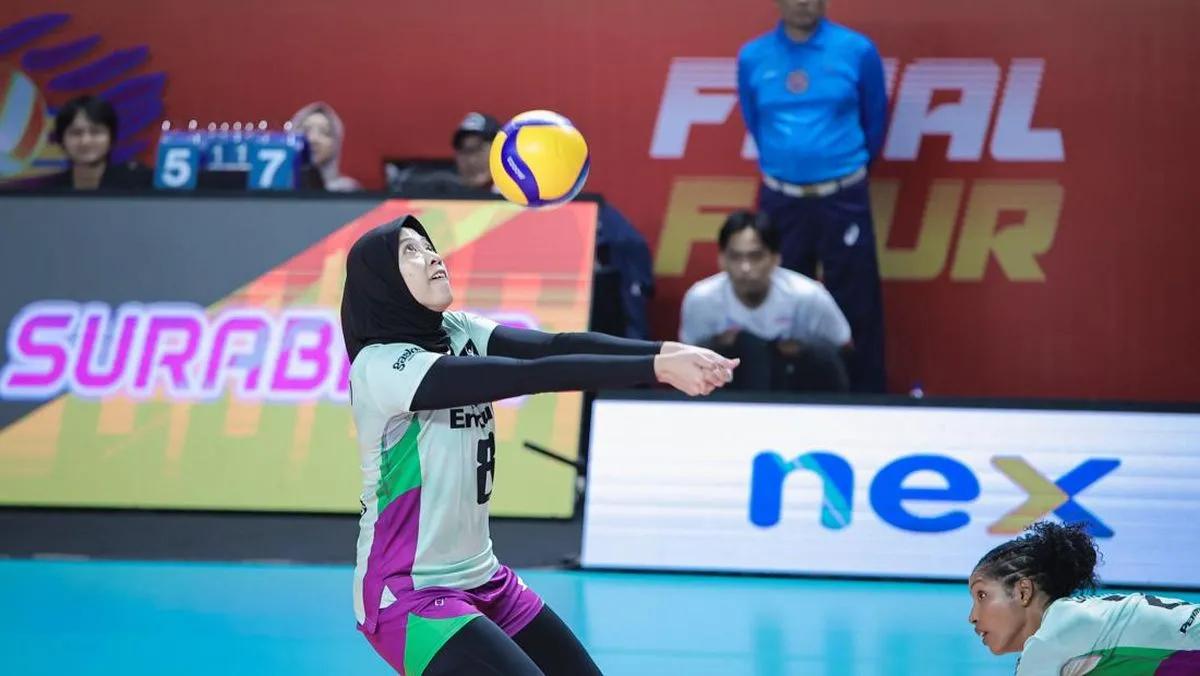 Megawati Bawa Pertamina Enduro Raih Kemenangan Krusial atas Popsivo di Final Four Proliga