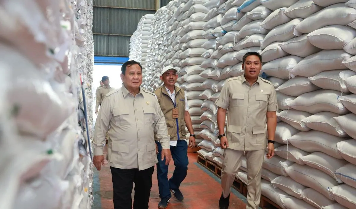 Presiden Prabowo dan Wamentan Sudaryono Pastikan Stok Beras Nasional Aman Hingga 11 Bulan ke Depan