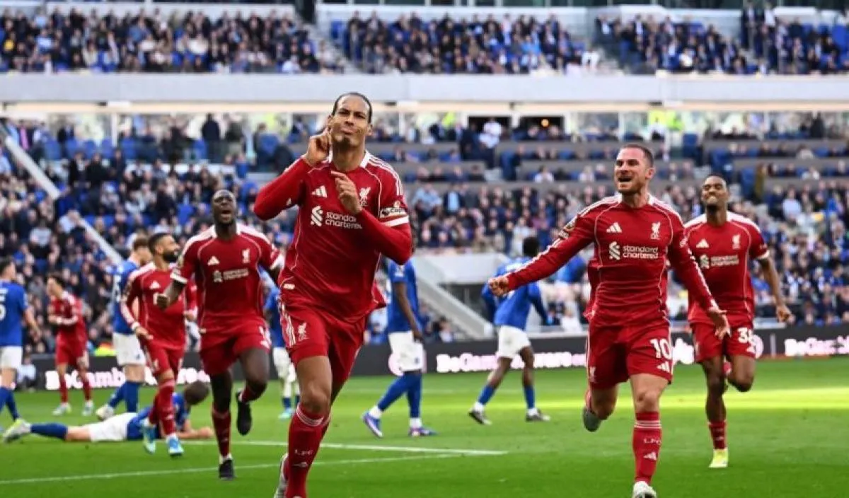 Virgil van Dijk Jadi Pahlawan Liverpool, Kalahkan Everton 2-1 dalam Derby Merseyside Dramatis