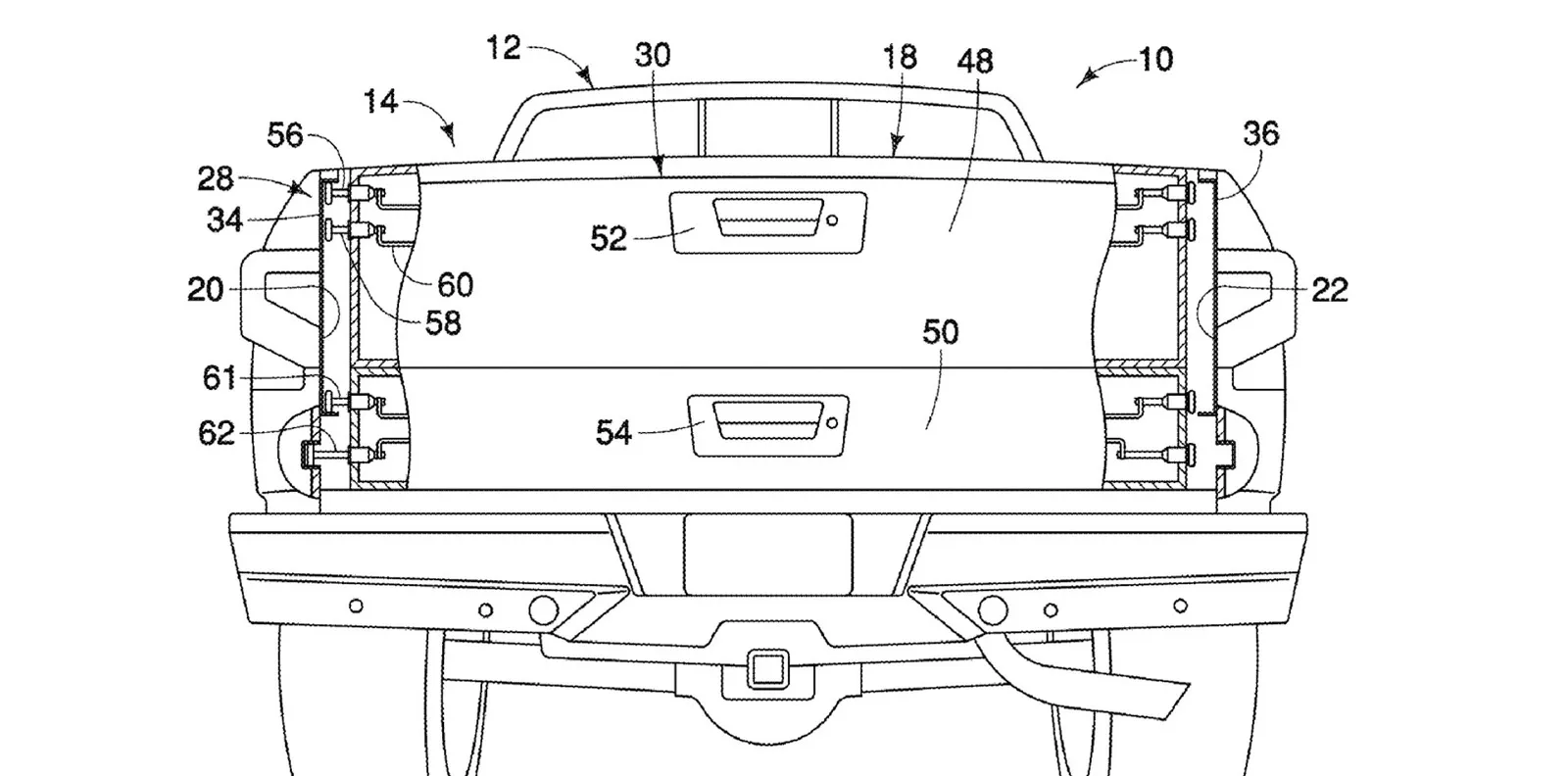 Nissan Patenkan Desain Pintu Bak Belakang Truk yang Menggulung Seperti Pintu Garasi