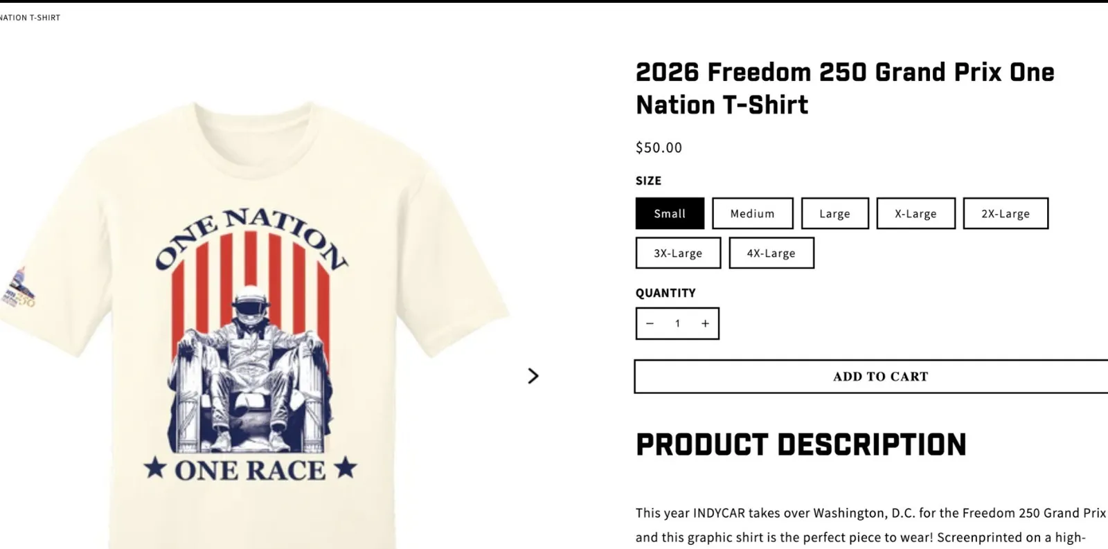 IndyCar Tarik Kaos 'One Nation' Akibat Kontroversi, Koleksi Lainnya Dinilai Kurang Menarik