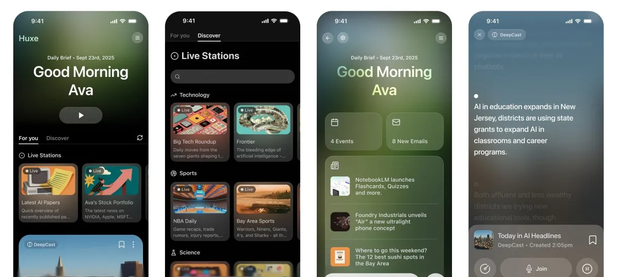 Aplikasi Pembuat Podcast AI Huxe Ditutup, Bersaing dengan Fitur Raksasa Teknologi