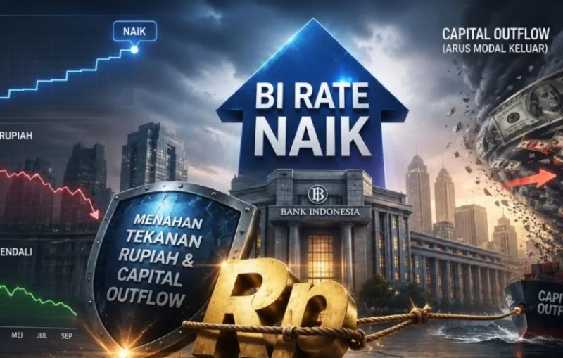 Bank Indonesia Naikkan Suku Bunga Acuan Secara Mengejutkan untuk Stabilkan Rupiah