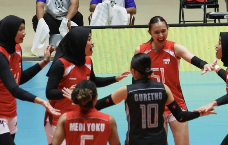 Jadwal Siaran Langsung Voli Putri Indonesia vs Lebanon di AVC Cup 2026