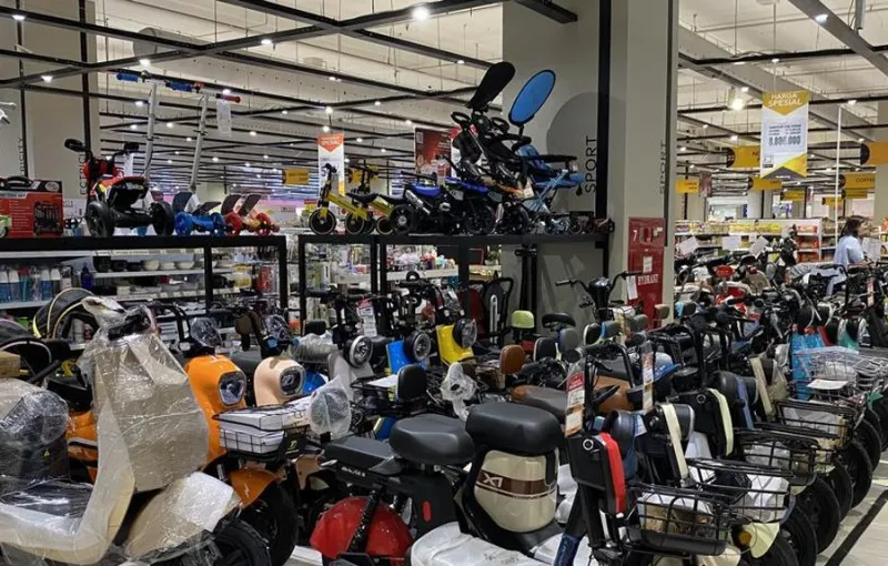 Transmart Gelar Diskon Penuh Seharian, Tawarkan Sepeda Listrik Mulai Rp3 Jutaan