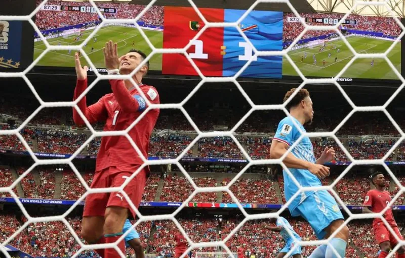 Portugal Ditahan Imbang RD Kongo, Ronaldo Kembali Gagal Cetak Gol