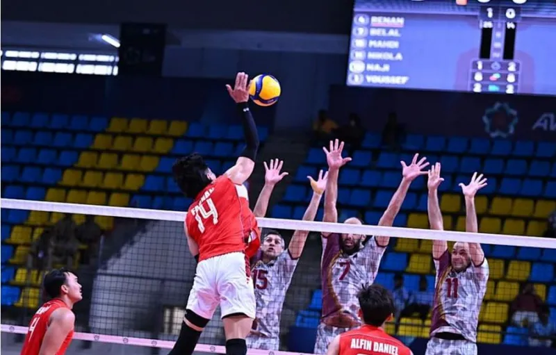 Klasemen AVC Men's Cup 2026 Setelah Indonesia Kalahkan Qatar