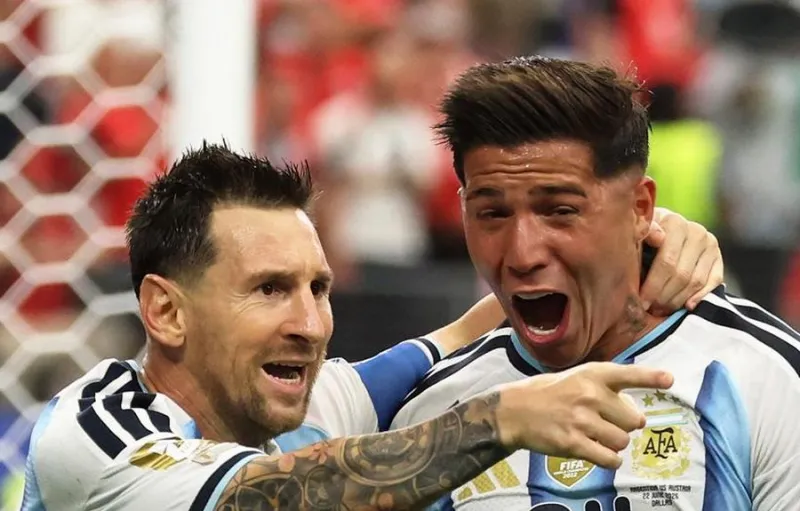 Babak Pertama: Messi Cetak Gol, Argentina Sementara Unggul 1-0 atas Austria