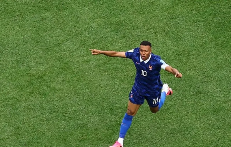 Prancis Sementara Unggul 1-0 atas Irak Berkat Gol Indah Mbappe