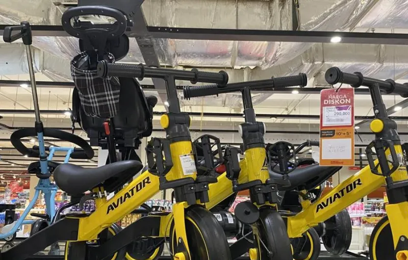 Transmart Tawarkan Diskon Sepeda dan Sepeda Listrik Selama "Full Day Sale"