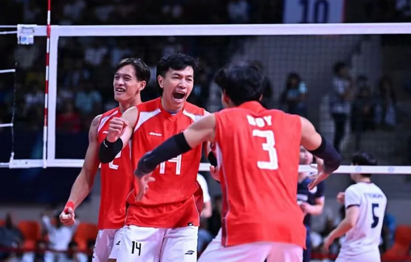 Indonesia Raih Gelar Juara AVC Men's Cup Pertama Usai Taklukkan Korea Selatan 3-0
