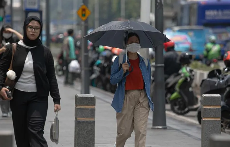 Suhu Tertinggi di Indonesia Capai 38,6 Derajat Celsius di Tengah Perluasan Musim Kemarau
