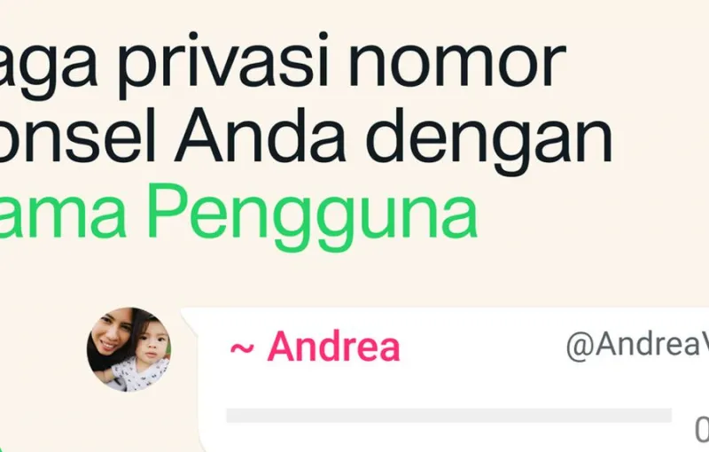 WhatsApp Luncurkan Fitur Username, Pengguna Bisa Chat Tanpa Ungkap Nomor Ponsel