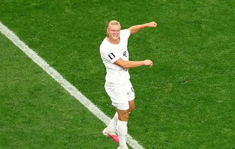Erling Haaland Pecahkan Rekor Gol Beruntun Internasional Usai Cetak Gol di Piala Dunia 2026