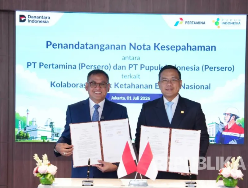Pertamina dan Pupuk Indonesia Jalin Kolaborasi Perkuat Ketahanan Energi dan Pangan Nasional