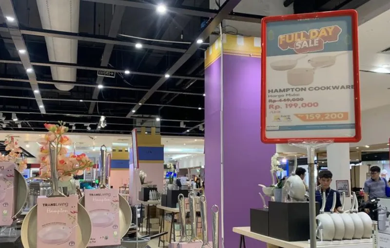 Transmart Gelar Diskon Penuh Seharian untuk Peralatan Rumah Tangga