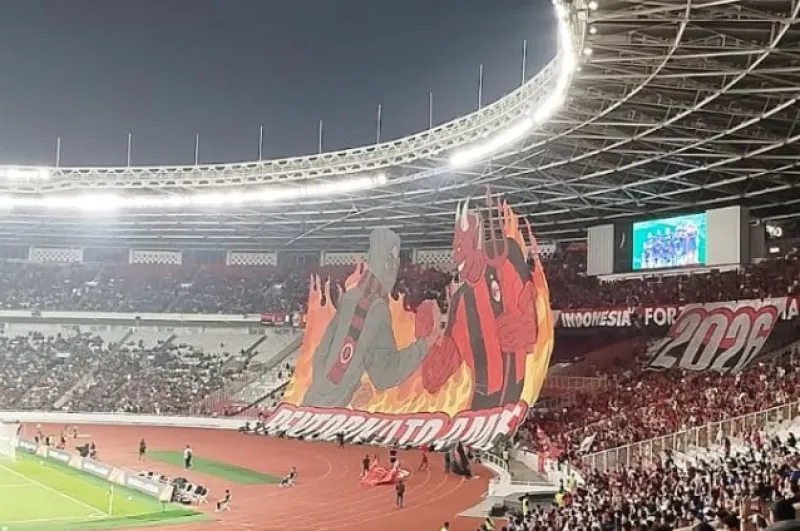 Koreografi Spektakuler Milanisti Indonesia di SUGBK Rayakan 32 Tahun Kehadiran AC Milan