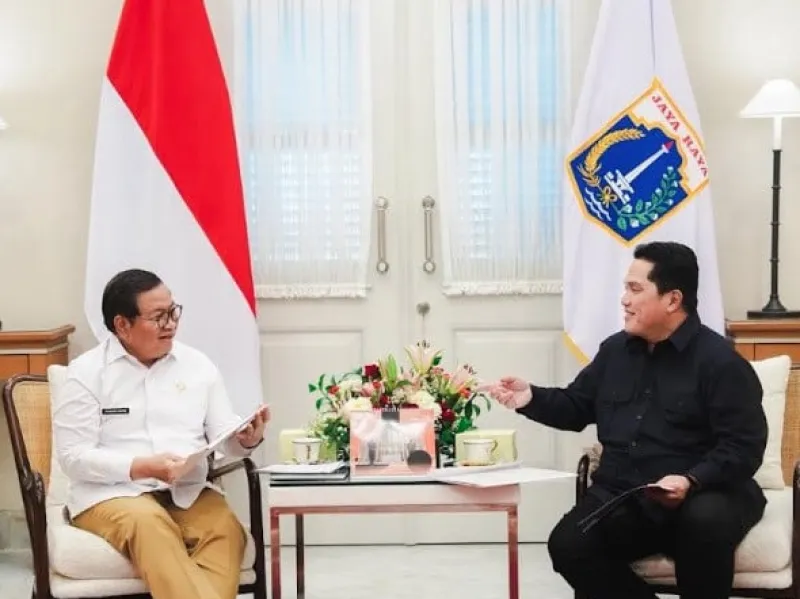 Erick Thohir dan Pramono Anung Bahas Kesiapan Tuan Rumah FIFA ASEAN Cup 2026