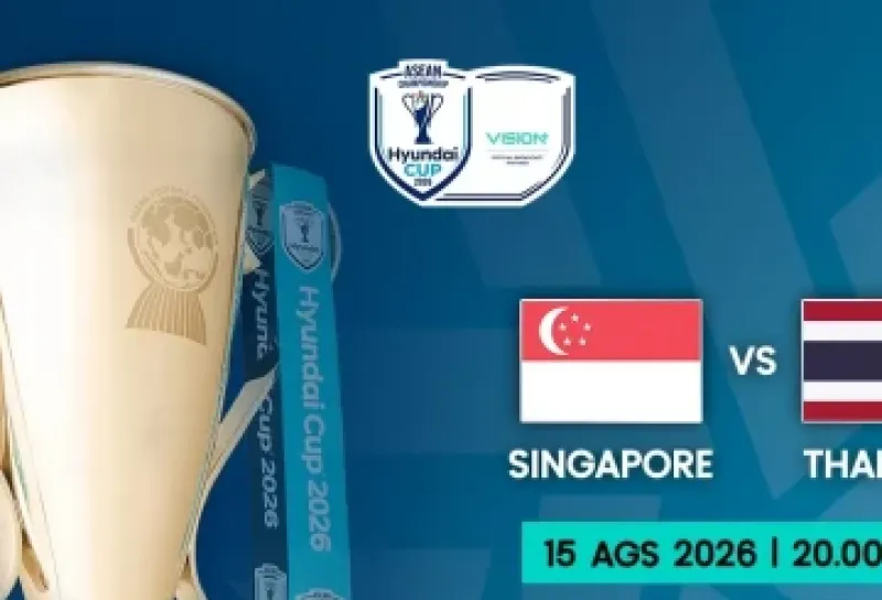 Tiket Semifinal Piala AFF Hyundai Cup 2026 Singapura vs Thailand Mulai Dijual