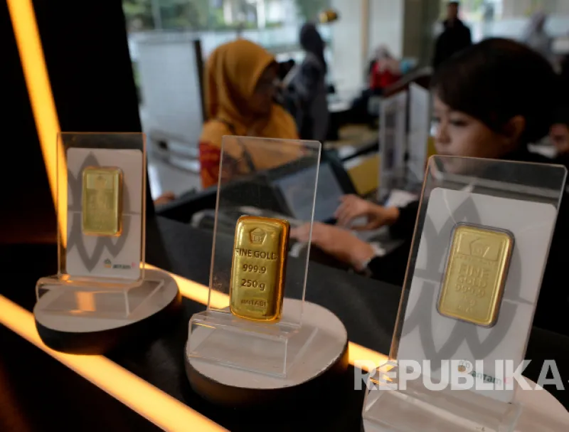 Emas Antam Mengalami Kenaikan Harga di Akhir Pekan