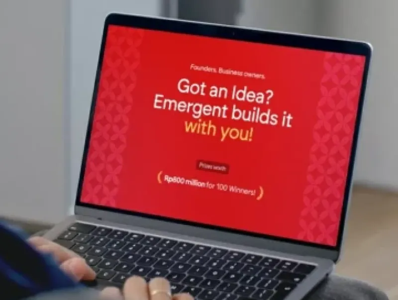 Emergent Gelar 'Building Indonesia', Tawarkan Rp800 Juta untuk Solusi Bisnis Berbasis AI