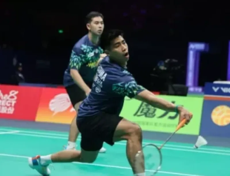 Hasil China Masters 2026: Ganda Putra Indonesia, Sabar/Reza Melaju ke Perempat Final