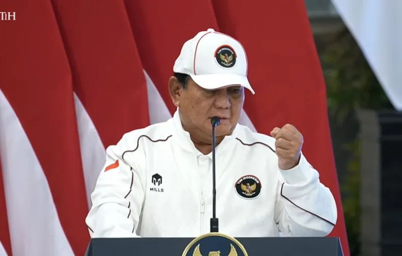 Presiden Prabowo Kenang Perjuangan Atlet Riko Ganda Febryanto, Tingkatkan Semangat Kontingen Asian Games 2026