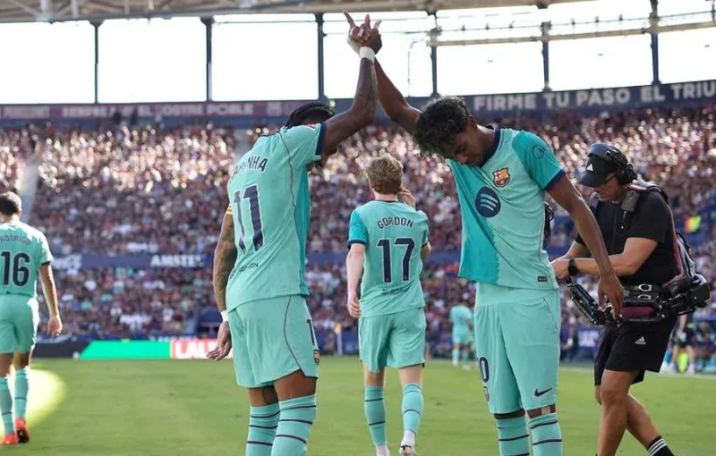 Barcelona Kalahkan Levante 4-2 dalam Laga Liga Spanyol 2026/2027