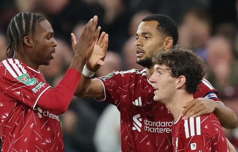 Liverpool Menang 3-1 atas Tottenham, Arsenal Atasi Ipswich 4-2 di Carabao Cup
