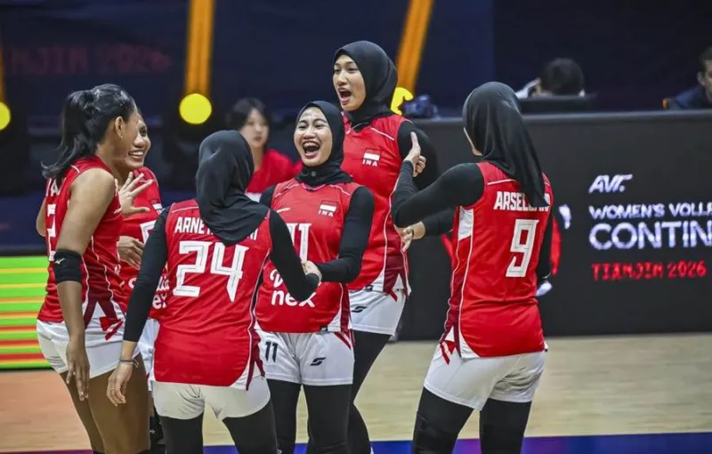 Timnas Voli Putri Indonesia Raih Tiket Perempat Final Asian Games 2026 Usai Kalahkan Nepal 3-0