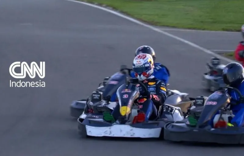Max Verstappen Menang di Ajang Go-Kart 'Max vs 100' di Silverstone