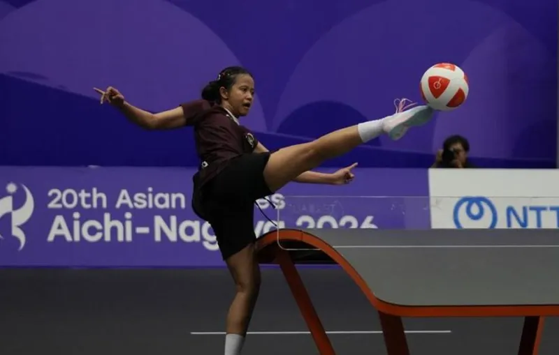Sumaya Raih Tiket Final Teqball Asian Games 2026, Target Emas