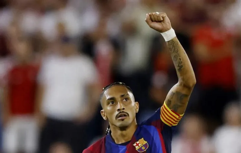 Raphinha Cetak Hattrick, Barcelona Menang 3-1 atas Sevilla