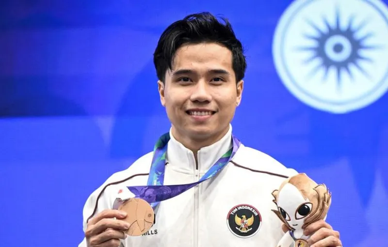 Seraf Naro Raih Medali Perunggu di Asian Games 2026, Menjadi Medali Wushu Pertama Indonesia