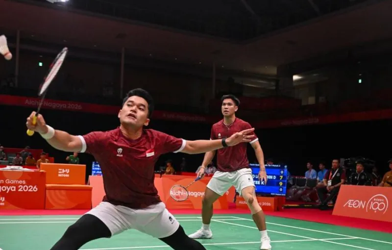 Leo Rolly Carnando dan Daniel Marthin Bawa Indonesia ke Final Beregu Putra Asian Games 2026