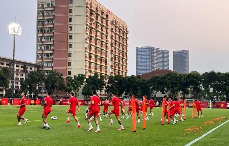 Timnas Indonesia Jalani Latihan Terakhir Jelang Hadapi Singapura