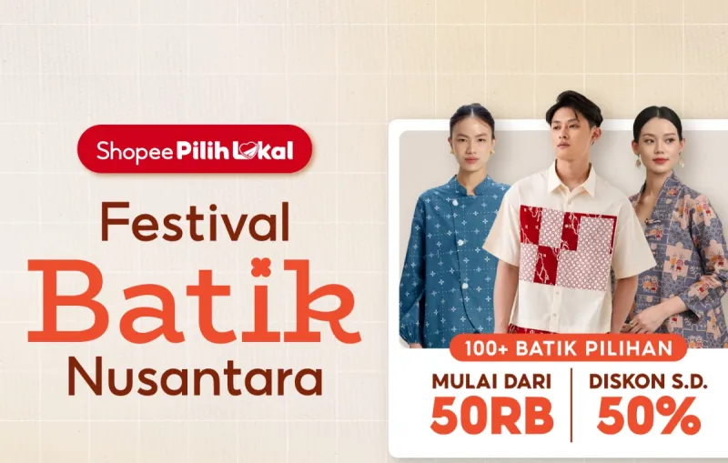 Shopee Hadirkan Festival Batik Nusantara pada 25 September–2 Oktober 2026