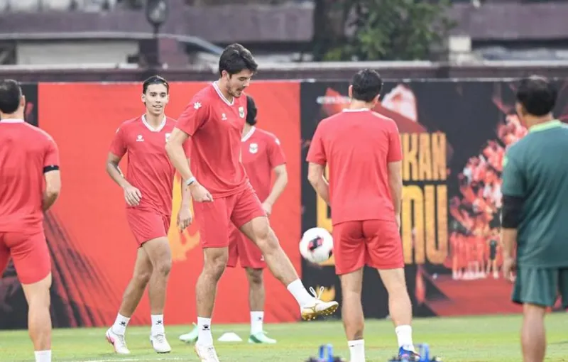 Timnas Indonesia Asah Kontrol Bola Udara Jelang Hadapi Malaysia