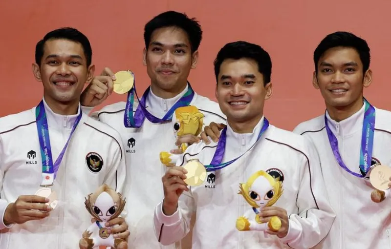 Leo/Daniel Jadi Pasangan Nonunggulan Pertama Raih Emas Asian Games dalam 20 Tahun