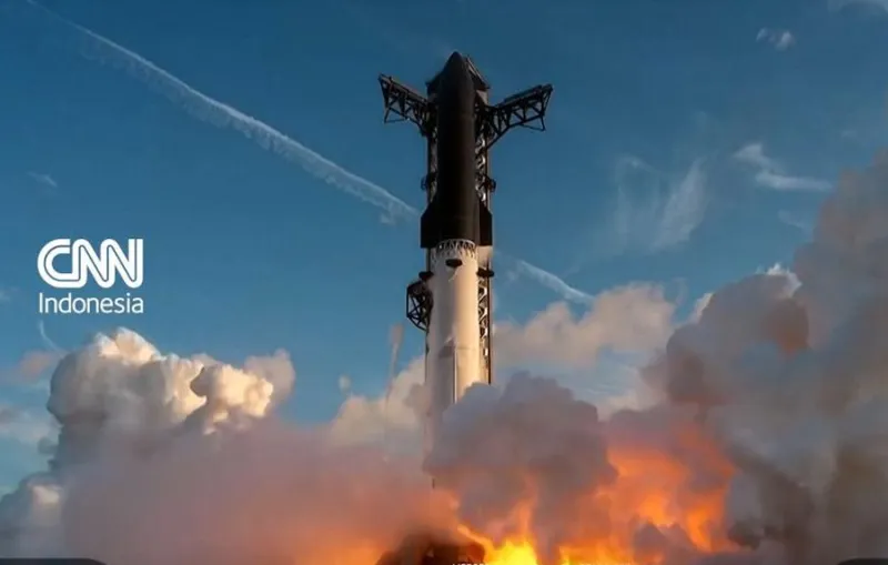 Starship Capai Orbit dan Lepaskan 26 Satelit Starlink