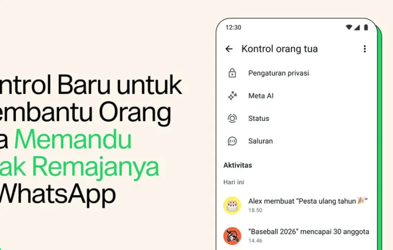 WhatsApp Hadirkan Fitur Kendali Orang Tua untuk Akun Remaja