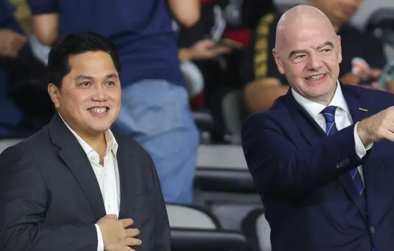 Erick Thohir dan Gianni Infantino Tinjau SUGBK Jelang Final