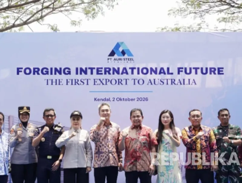 Auri Steel Ekspor Perdana Baja Ringan ke Australia, Potensi Rp132 Miliar per Tahun