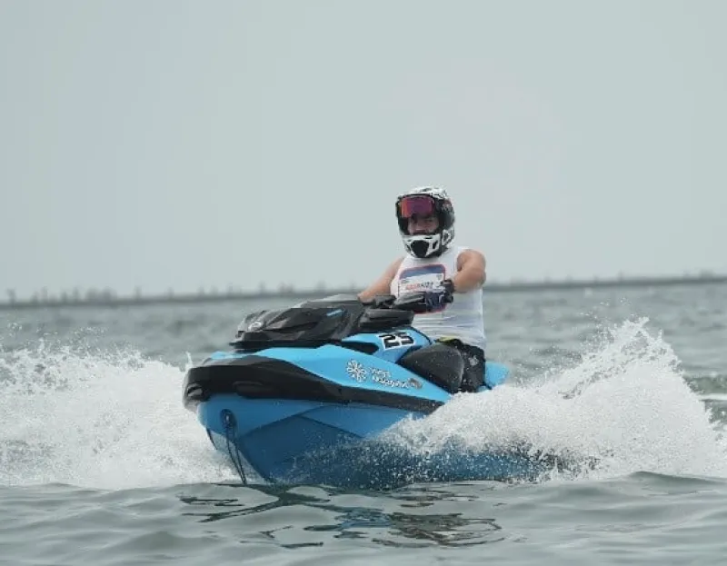 Dito Ariotedjo Finis Ketiga di Aquabike Indonesian Championship 2026