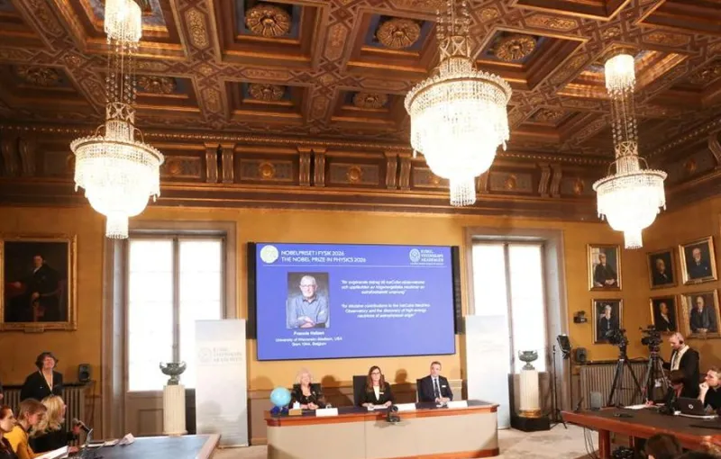 Francis Halzen Raih Nobel Fisika 2026 atas Pengembangan Observatorium Neutrino